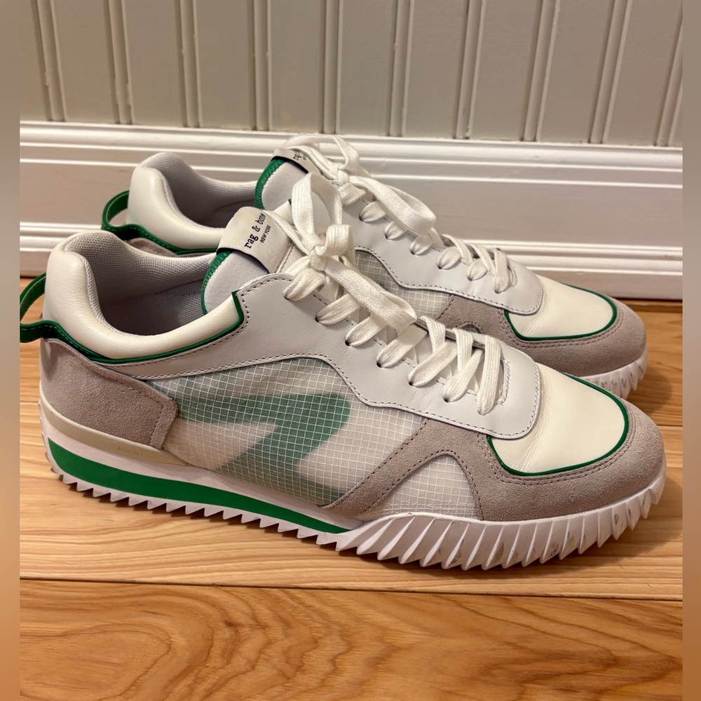 Rag & Bone Retro Runner 2.0 Recycled Material Low Top Sneakers Men’s 11 Clean!